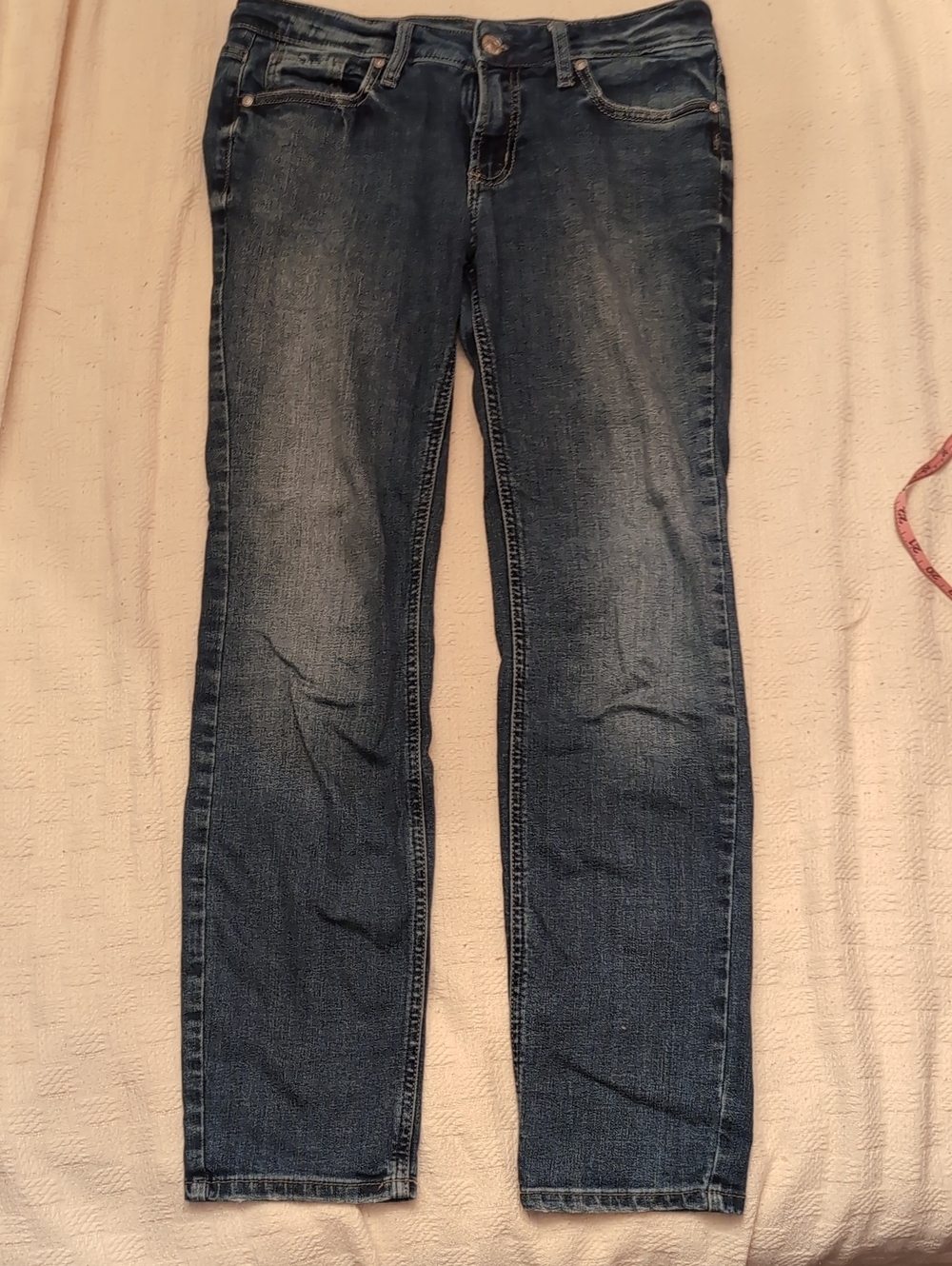 Silver Jeans Suki Women's Medium Blue Straight Leg Denim